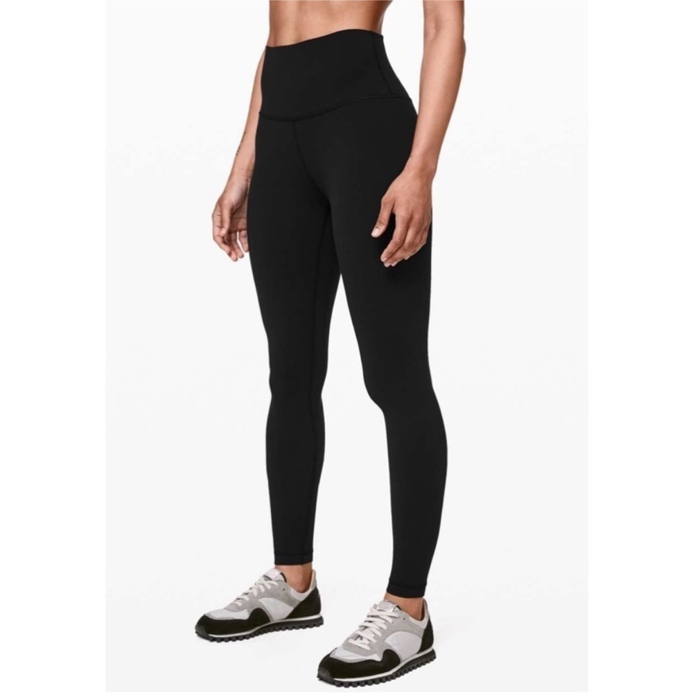 Lululemon Athletica Yoga Seamless Black Stretch Leggings
